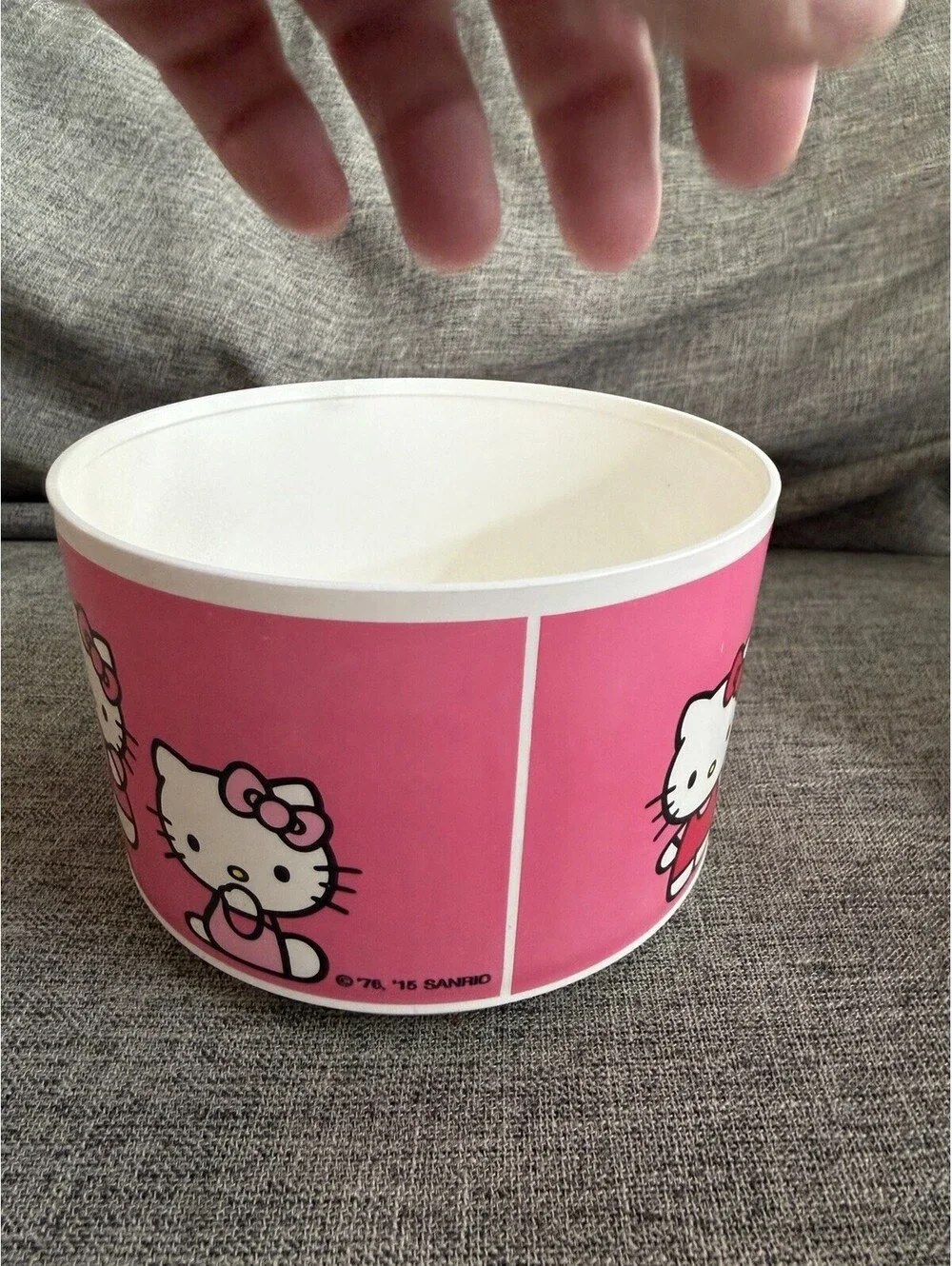 Tupperware Limited Edition Hello Kitty One Touch Collection Set Of 3 NO LIDS